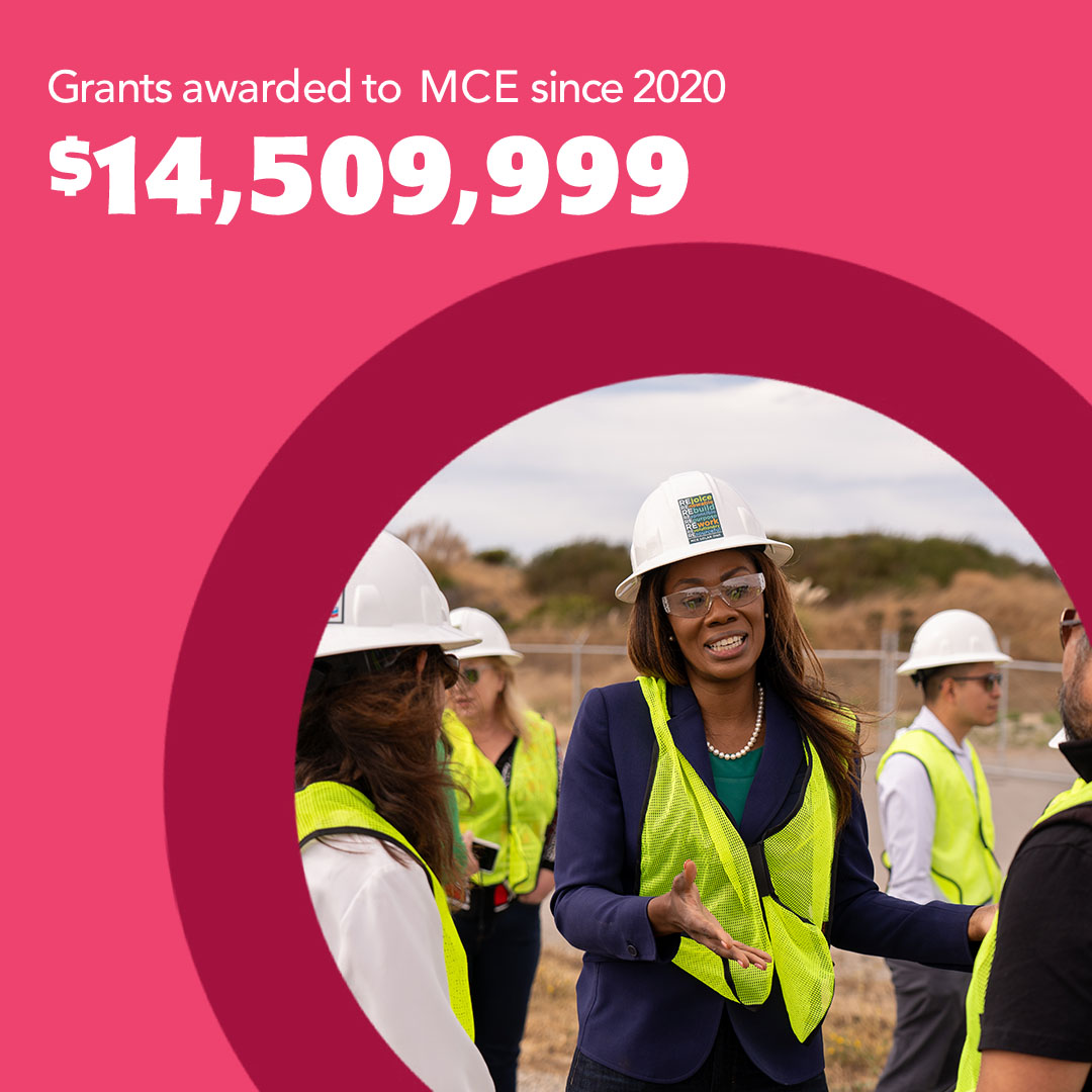 MCECleanEnergy's tweet image. From EV rebates to energy efficiency, we're helping make clean energy more accessible and affordable for everyone. We’re making big strides in clean energy and local development—$166M invested in renewable energy and $16M in local employment &amp;amp; sponsorships.