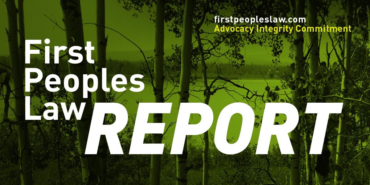 #ICYMI Check out our First Peoples Law Report! This week’s edition includes reactions to Trudeau’s resignation, child welfare reform, land protection, human rights and more @ buff.ly/4jdlB4K