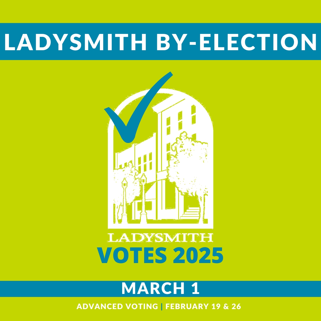 Hey, future by-election candidates! Have you booked your appointment to submit your nomination package yet? 🤔

Nomination packages will only be accepted until 𝐉𝐚𝐧𝐮𝐚𝐫𝐲 𝟐𝟒. ⏳

Call 250-245-6400 and book your appointment today.

Learn more ➡️ ladysmith.ca/city-hall/elec…