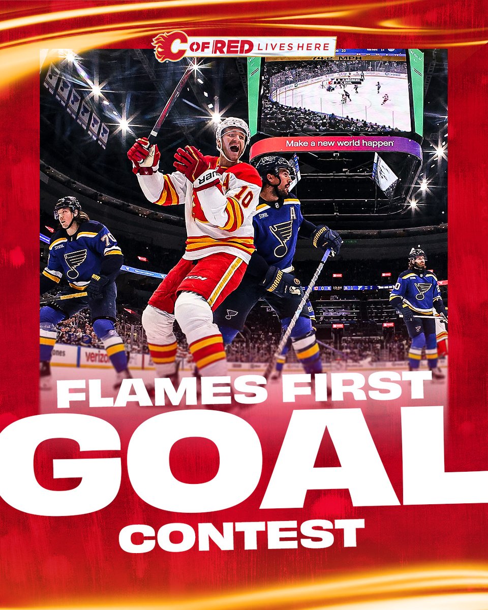 Wanna win a pair of tickets to our Jan. 23 game vs. Buffalo?  

Tell us which Flame is opening the scoring tonight and use the hashtag #Flames1stGoal for a chance to win!  

A winner will be selected at random from the correct responses.