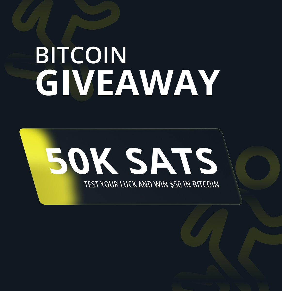 50,000 #SATs (~$50) Giveaway 👀

Rules are Simple:

■ Follow <a href="/Workit_LN/">Workit</a>
■ Like this Post 
■ Tag 3 Friends in Comments 
■ Repost 

Giveaway Ends January 22nd at 12pm UTC. 

#Bitcoin #Bitcoin2024 #BitcoinGiveaway #EarnSATs #EarnBitcoin #FreeBitcoin #Giveaway