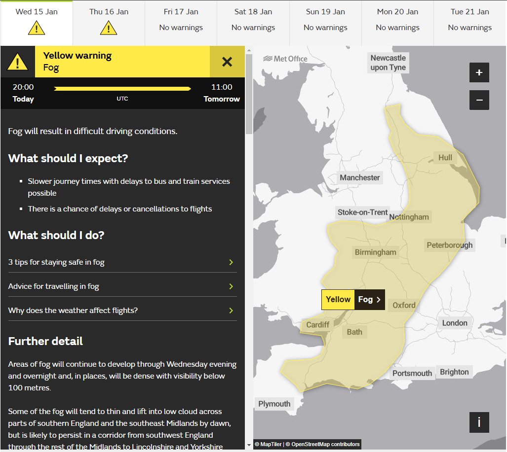 Met Office tweet media