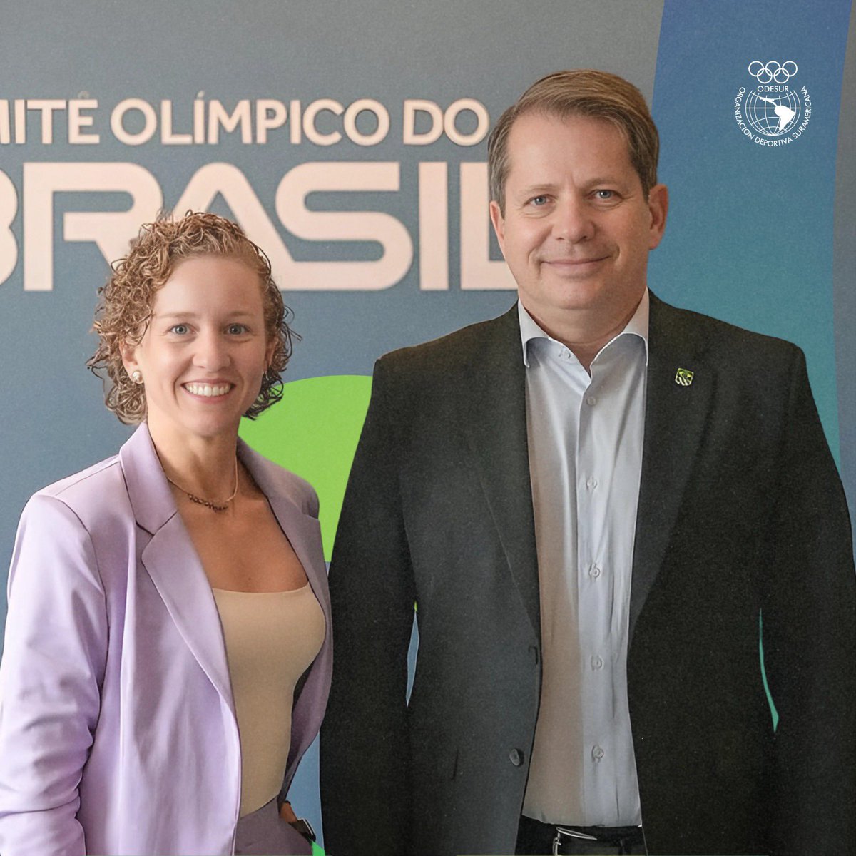 ✨ La ODESUR felicita a Marco Antônio La Porta y Yane Marques por asumir la presidencia y vicepresidencia del Comité Olímpico Brasileño (COB) 🇧🇷.

¡Mucho éxito en este nuevo ciclo! 💪🌟

¡Bienvenidos a la familia olímpica suramericana!