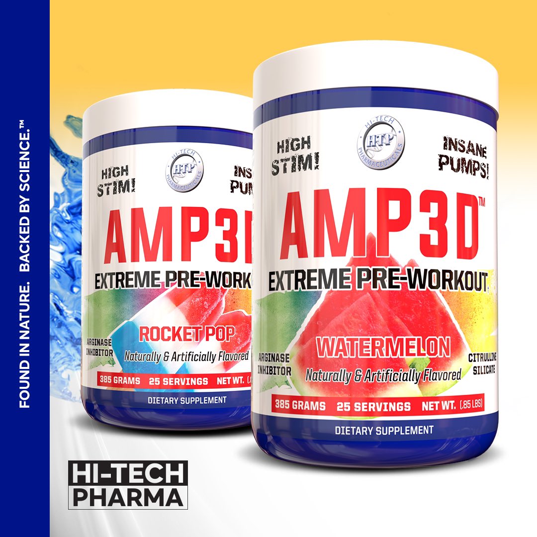 muscle_fitness's tweet image. The Strongest Nitric Oxide PWO ever developed
#AMP3D #AMPED #HITECH
 #PRE-WORKOUT
@HiTechPharma