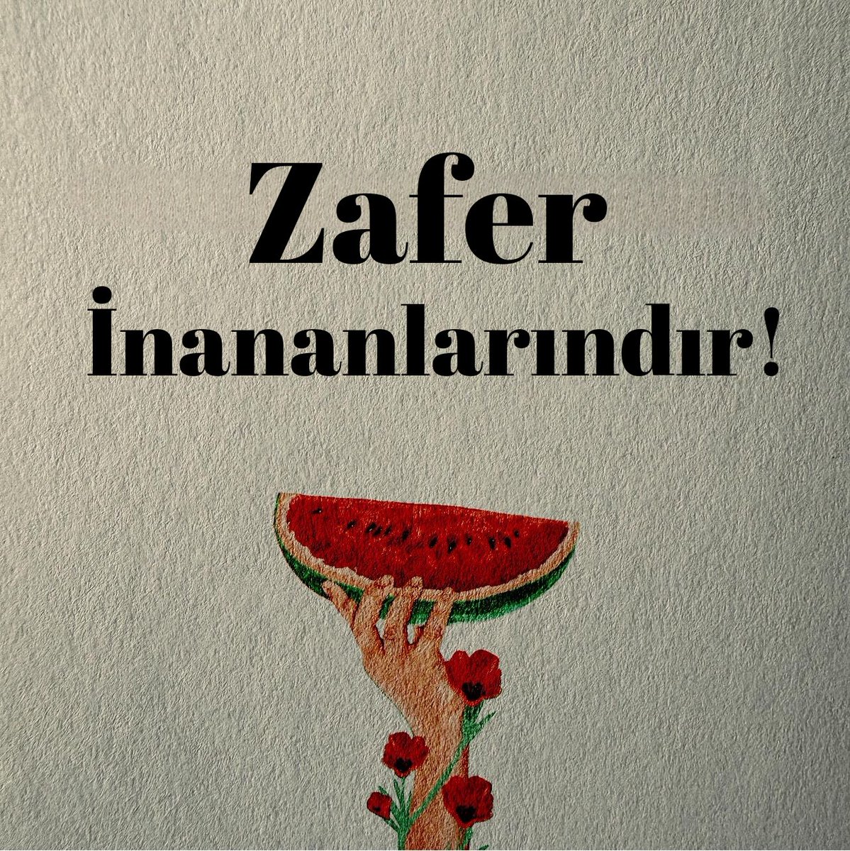 Zafer hak uğruna mücadelesinden vazgeçmeyenlerindir.