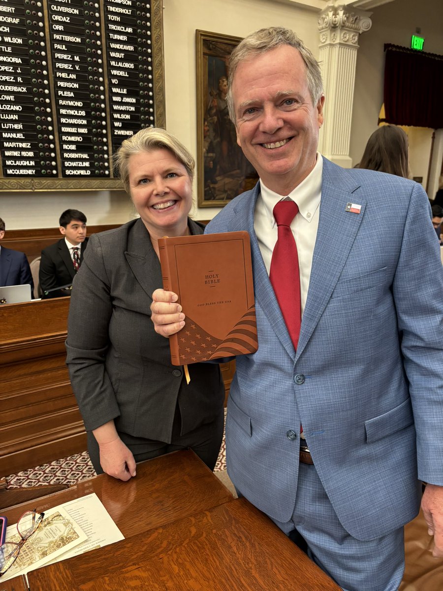 Happy for my friend, and member of our church, Mike Olcott as he was sworn in yesterday to be Texas State Representative HD 60!