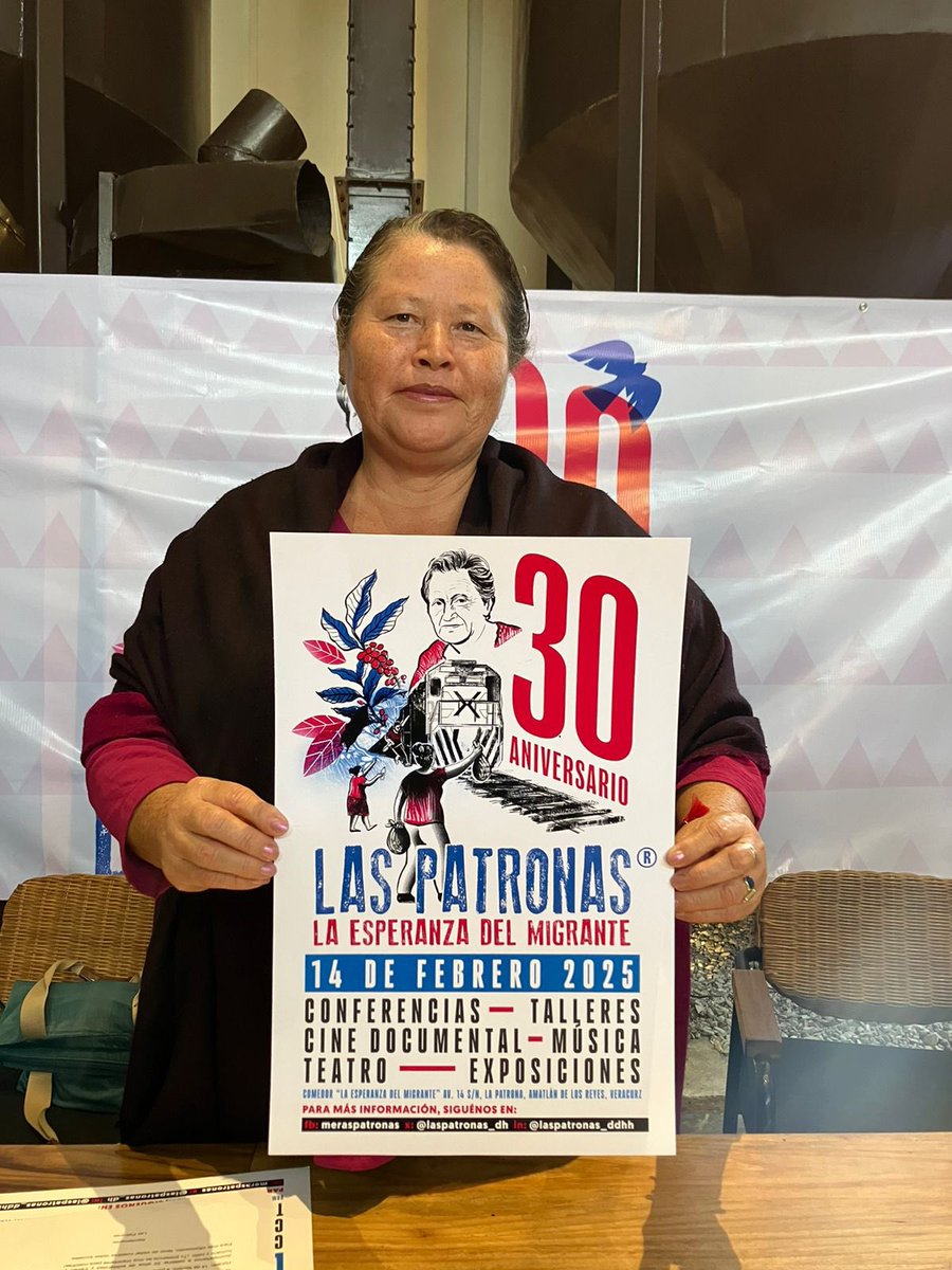 Gracias por acompañarnos en la conferencia por los festejos de los 30 años de trabajo al pie de la vía, acompañando a nuestros hermanos migrantes. 
Los esperamos el 14 de febrero para festejar y seguir dignificando el derecho a migrar!
#LasPatronas30años #migrantes