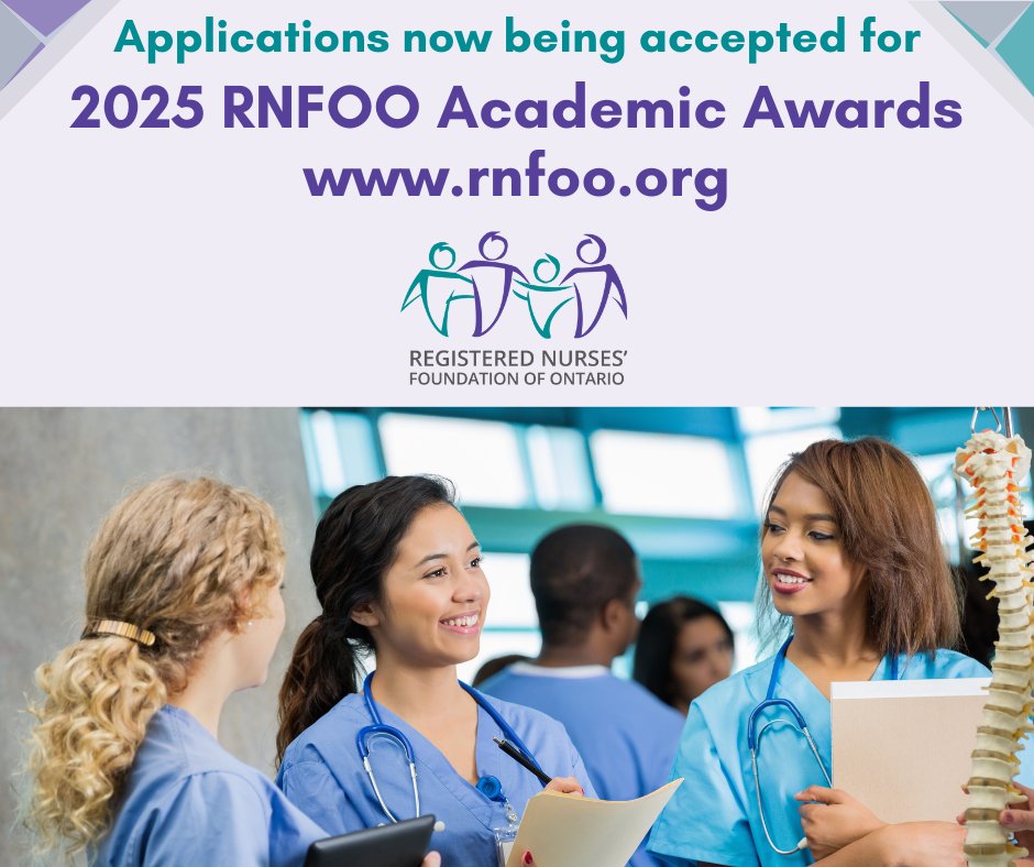 RNFOO Academic Awards support nurses and student nurses enrolled in approved educational programs.  Awards cover all levels of study and many different areas of nursing.  Check us out; you can't win unless you apply!
rnfoo.org/academic-award… #nursingstudents