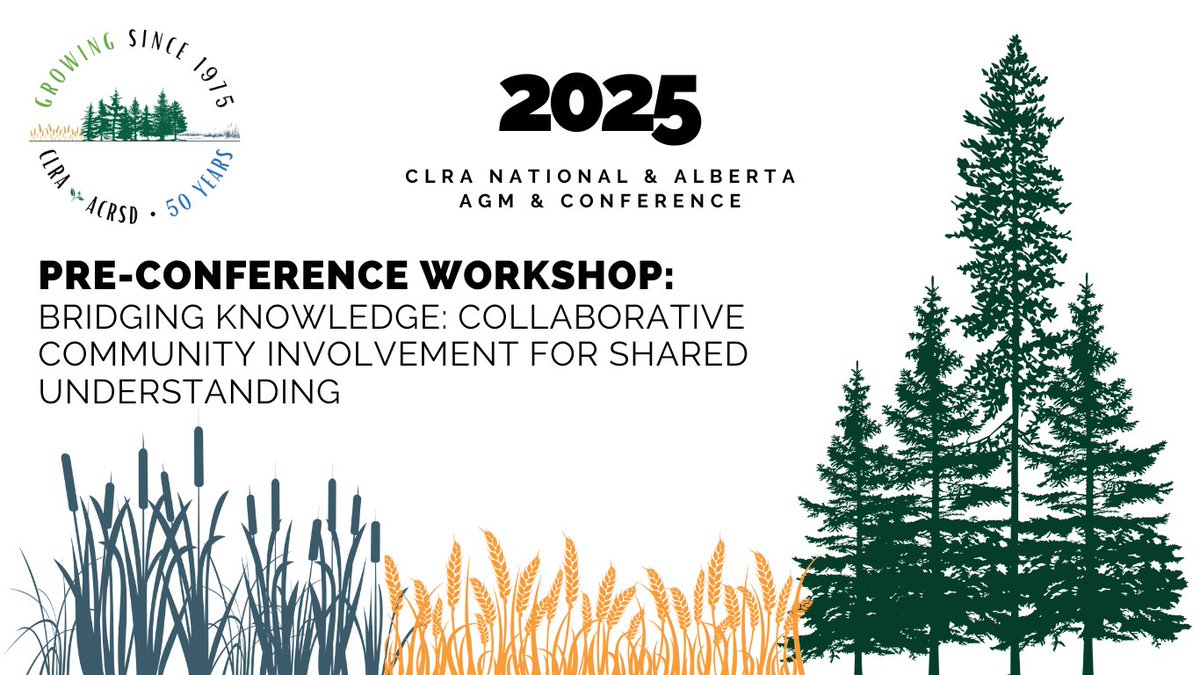 Pre-Conference Workshop: Bridging Knowledge 

Join us to explore innovative approaches to reclamation, integrating Indigenous wisdom &amp; Western science. Focus: restoring mining areas, degraded pastures &amp; more!

Register now: buff.ly/3WkzZhW

#CLRA #CLRAWorkshop