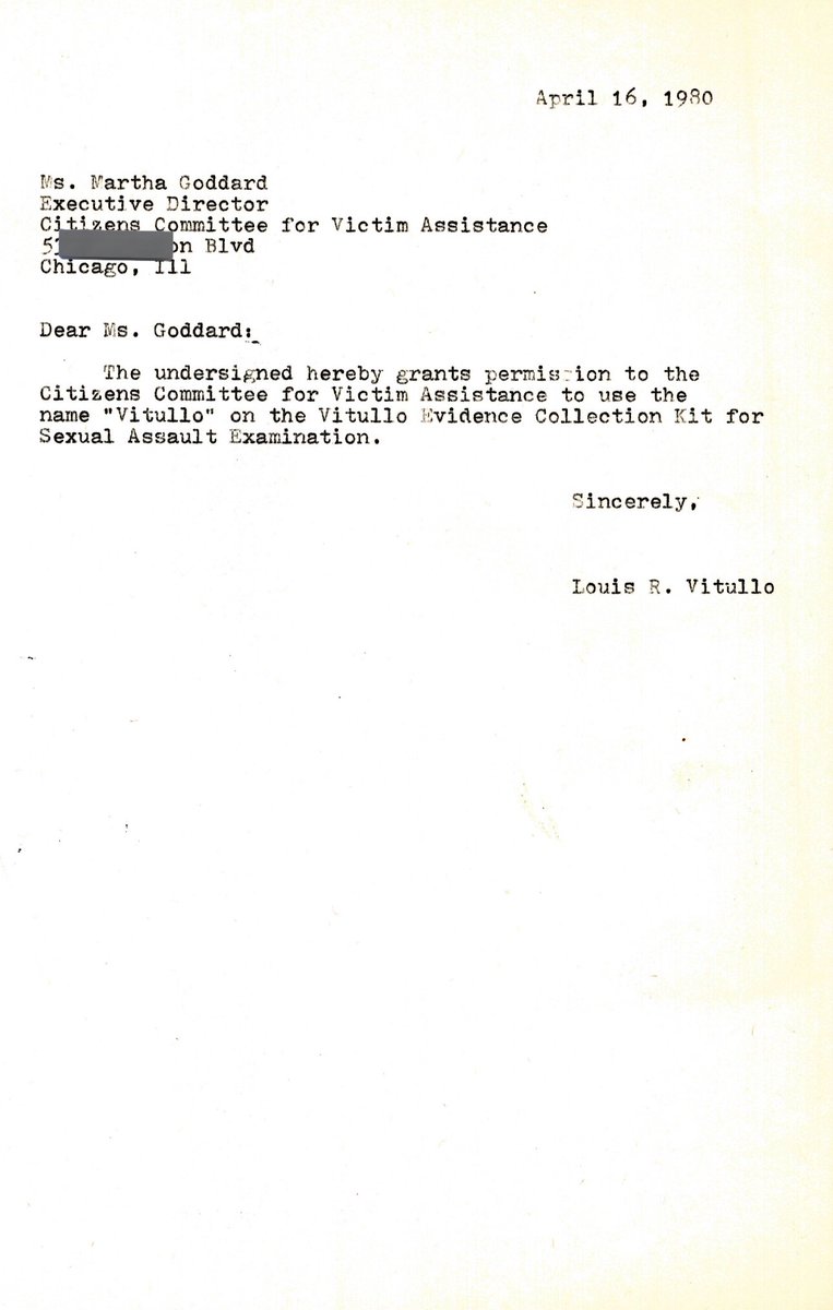 Tringels_'s tweet photo. @Pagankennedy @nytimes - next time you want to accuse my grandfather of stealing credit from Martha Goddard for the rape kit because he put his name on it, check with his granddaughter first please! Also, I’d like a retraction. https://t.co/QDO9KN27M4