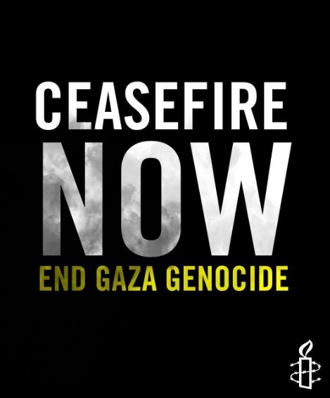 Erika Guevara Rosas (@erikaguevarar) on Twitter photo The news that a #ceasefire deal has been reached between Israel & Hamas will bring some glimmer of relief to Palestinians victims of Israel’s genocide. But it is bitterly overdue. 
There is no time to waste, the international community must ensure:
📌lifesaving humanitarian aid The news that a #ceasefire deal has been reached between Israel & Hamas will bring some glimmer of relief to Palestinians victims of Israel’s genocide. But it is bitterly overdue. 
There is no time to waste, the international community must ensure:
📌lifesaving humanitarian aid
