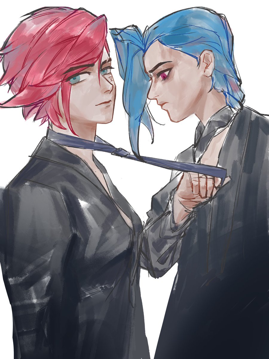 Shying37's tweet photo. suit
#arcane #vi #jinx       #vijinx #jinxvi https://t.co/UMAicc8Ere