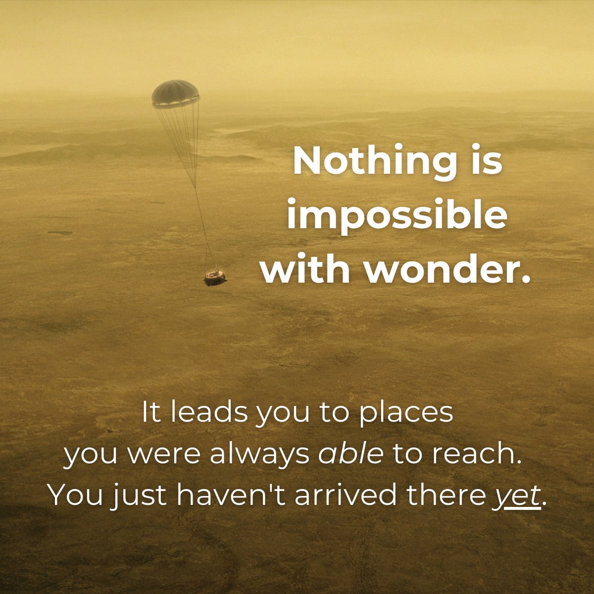 AstroPresto's tweet photo. 20 years ago this week, humans landed a probe on Titan, a hazy moon of Saturn. We did this impossible thing because we wondered what lay beneath the clouds. Nothing is impossible with wonder. https://t.co/NDgmKfhovZ