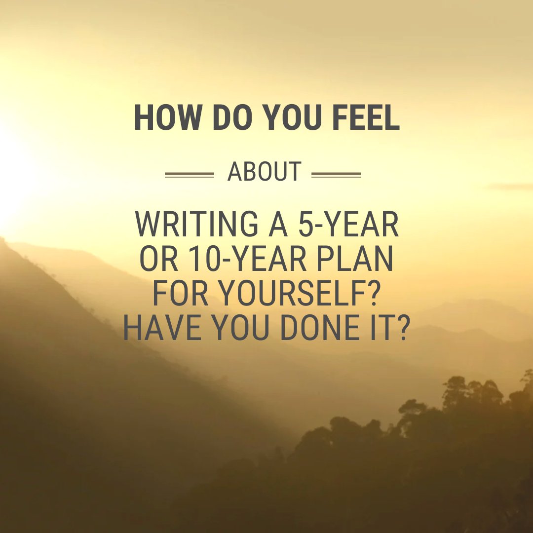 niki_dealey's tweet photo. "How do you feel about writing a 5-year or 10-year plan for yourself? Have you done it?"
#yearplanning #5to10years #selfgoals #community #wednesday #wednesdaypost https://t.co/pg93FyMo3F