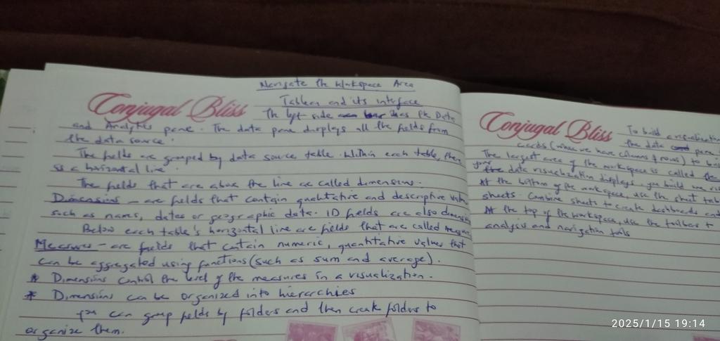 TrishRosie's tweet image. DAY1&amp;amp;2
I began by creating a profile on Tableau public and navigating through the workspace to familiarize myself with its interface.
Then, proceeded to watch introductory videos and took notes.
#15daysofconsistencywithDAh #15daysofDatawithDAh. 

2/2