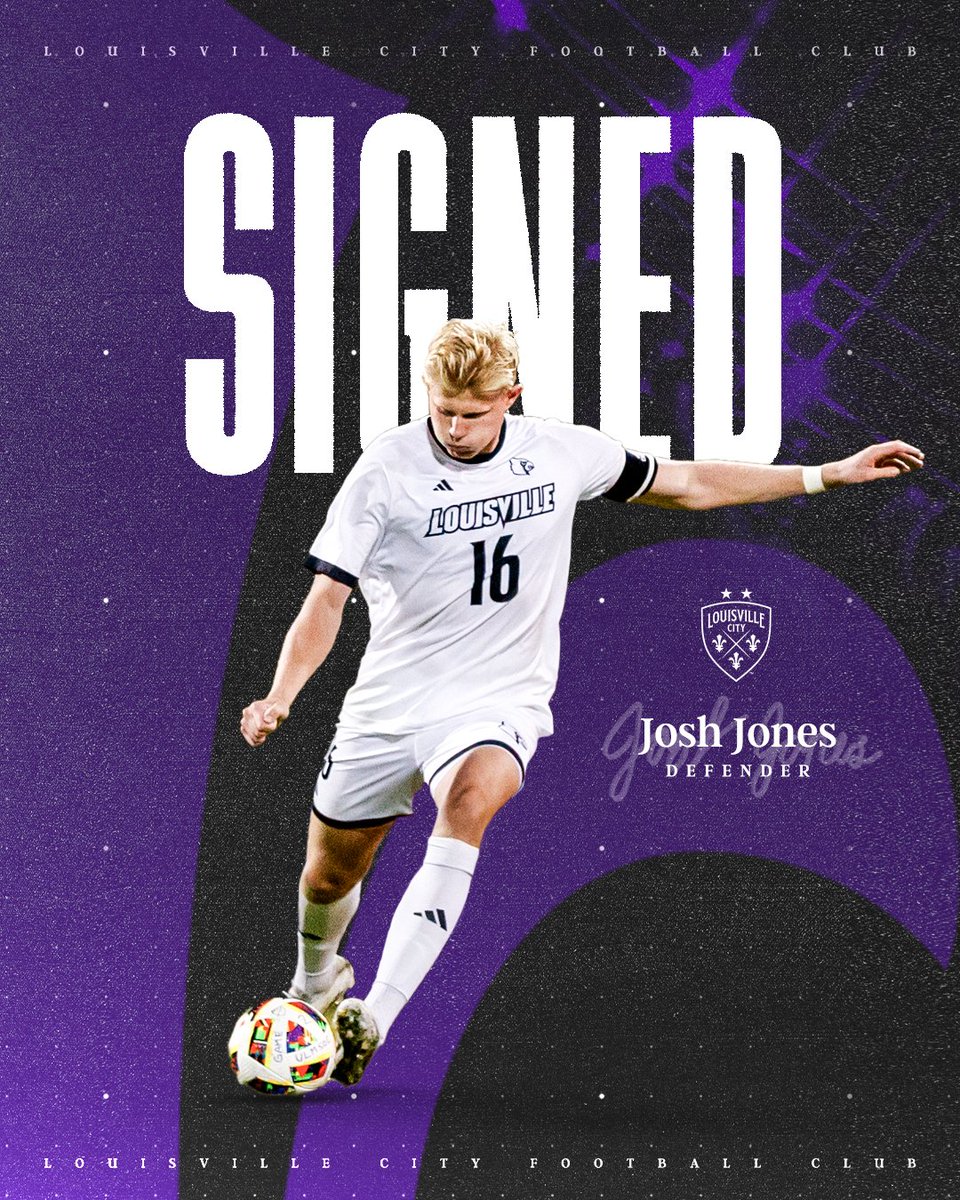 Welcome (back) to Louisville, <a href="/joshjones023/">Josh Jones</a>! 😈

We've signed the former <a href="/LouisvilleMSOC/">Louisville Men's Soccer</a> defender and captain to his first professional contract: bit.ly/3WjsuaW