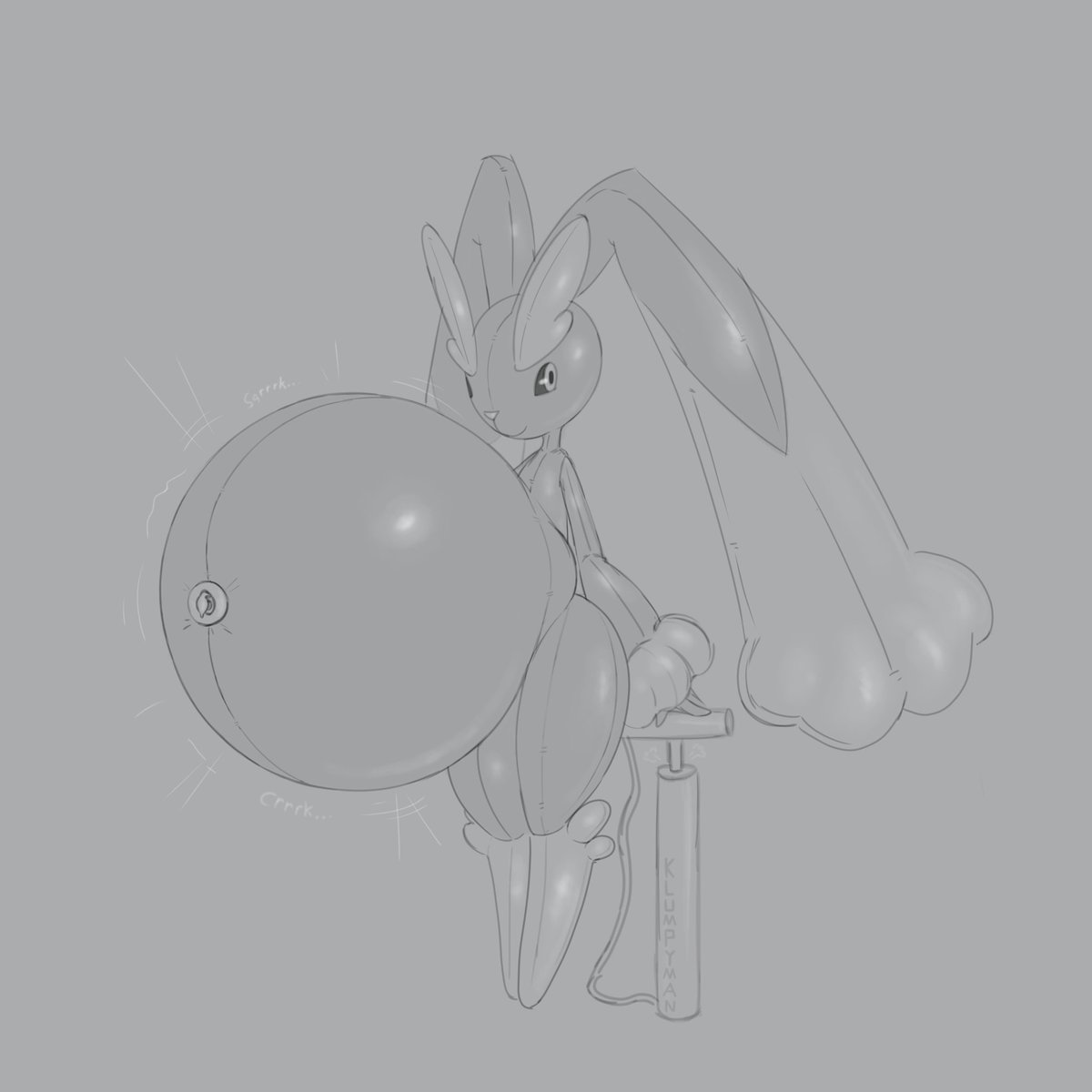 older doodle I cleaned up, can't believe this is my first time posting pooltoy art lol