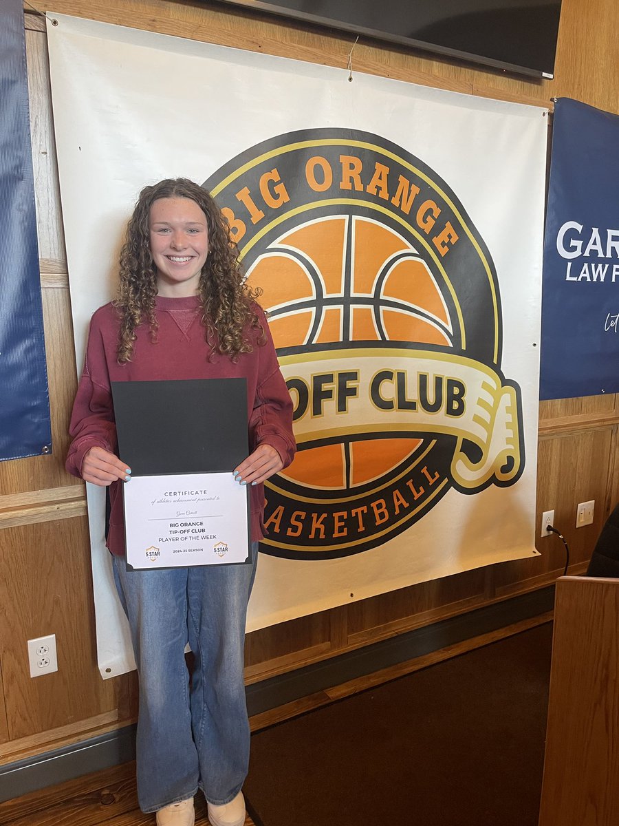 Lady Ts Basketball (@alcoagirlsbball) on Twitter photo Congratulations to Lady T, Gwen Carroll, for being selected as the <a href="/BigOrangeTipoff/">Big Orange Tipoff</a> Club Girl’s Player of the Week! Way to go <a href="/Gwen_ca23/">Gwen Carroll</a>! 🍊🎉 Congratulations to Lady T, Gwen Carroll, for being selected as the <a href="/BigOrangeTipoff/">Big Orange Tipoff</a> Club Girl’s Player of the Week! Way to go <a href="/Gwen_ca23/">Gwen Carroll</a>! 🍊🎉