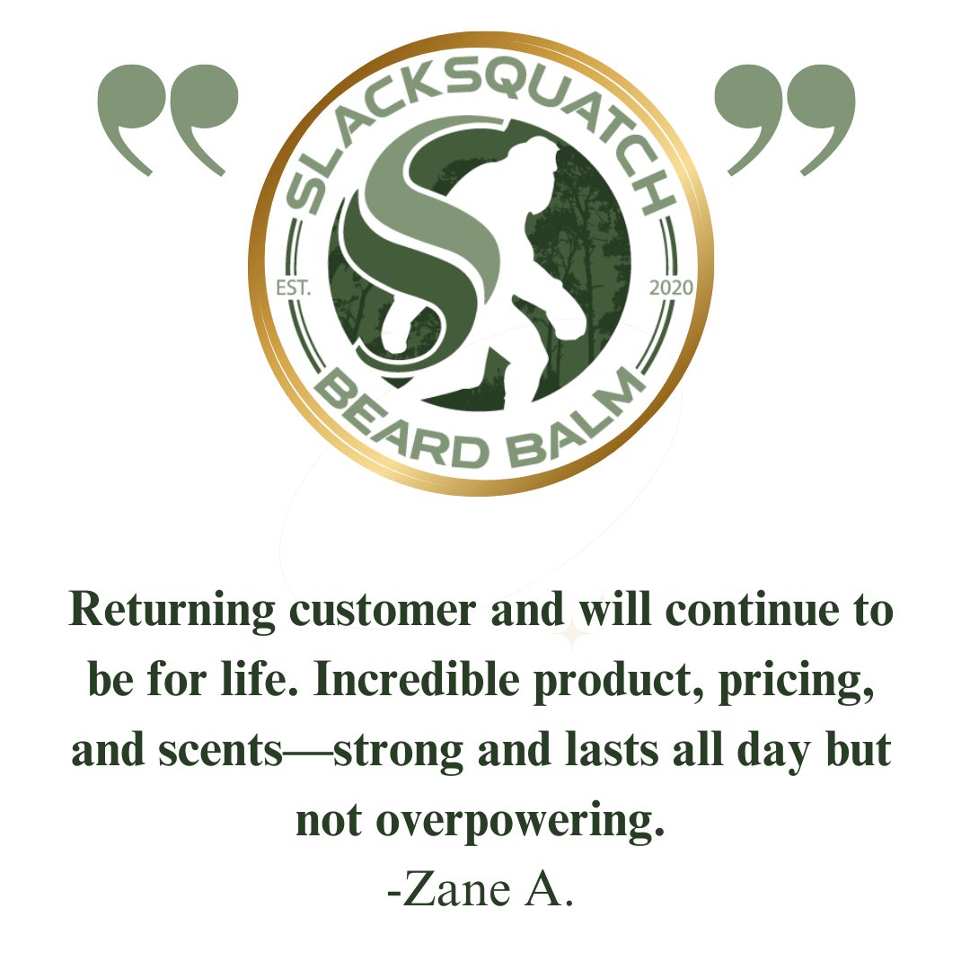 Check out some recent reviews from the #SlackSquatchBeards #BalmSquad💣

Grab some more product or try out the highest quality lowest cost goods in the game TODAY ⬆️