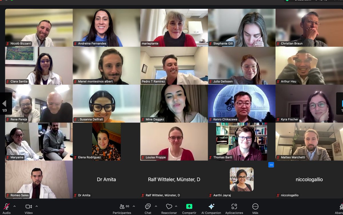 IJGC (@ijgconline) on Twitter photo Thank you Dr. Plante for the excellent presentation and engaging discussion during today’s #IJGCclub!
Your interaction with the #EditorialFellows and the audience made it even more insightful.
Looking forward to more sessions like this!🔥🔥
<a href="/pedroramirezMD/">Pedro T Ramirez</a> <a href="/HsuMd/">Arthur_HC_Hsu</a> <a href="/JayrajAarthi/">Aarthi S Jayraj</a> Thank you Dr. Plante for the excellent presentation and engaging discussion during today’s #IJGCclub!
Your interaction with the #EditorialFellows and the audience made it even more insightful.
Looking forward to more sessions like this!🔥🔥
<a href="/pedroramirezMD/">Pedro T Ramirez</a> <a href="/HsuMd/">Arthur_HC_Hsu</a> <a href="/JayrajAarthi/">Aarthi S Jayraj</a>