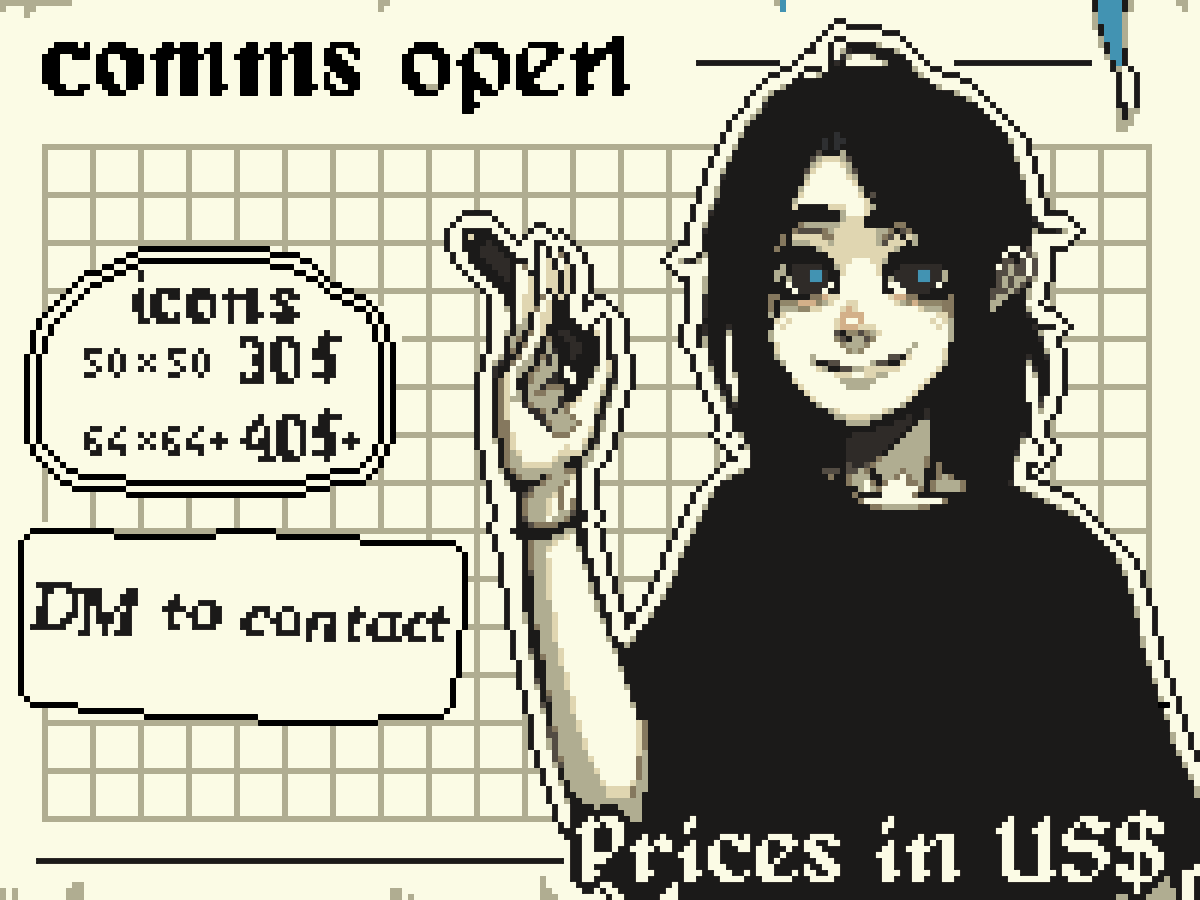 bloobir's tweet photo. Hi everyone, I'm opening 10 slots for icon and portrait commissions. Additional info and the commission form will be sent via DM!

Payments via PayPal!
portfolio in the comments.

RT appreciated!😊 https://t.co/SHP4lQoImj