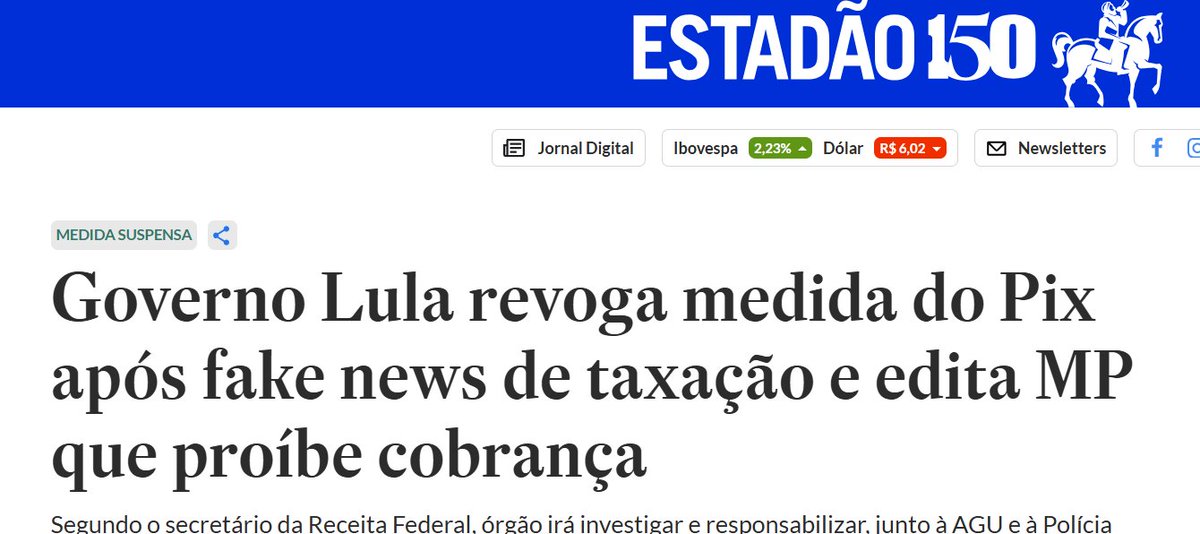 chuckypazeamor's tweet photo. Olha as manchetes após o governo arregar sobre o PIX, parece até combinado ou narrativa combinada que alguém envia: https://t.co/bQudpdFQX0