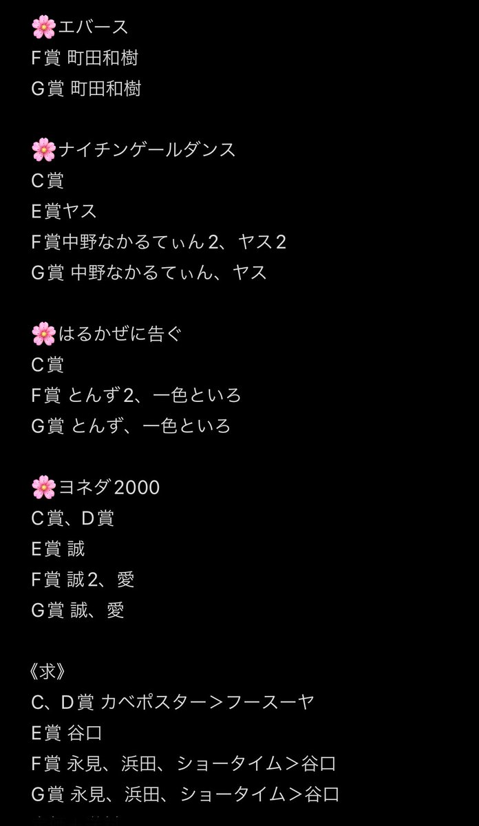 miooo_266's tweet photo. @xxx【交換・譲渡】オワライメイ～名古屋が笑いの関所 東西若手バトル～ 
オンラインくじ

【求】カベポスター、フースーヤ
【譲】エバース、はるかぜに告ぐ、ヨネダ2000

検索からもお気軽にお声がけください https://t.co/OqO9ouz2us