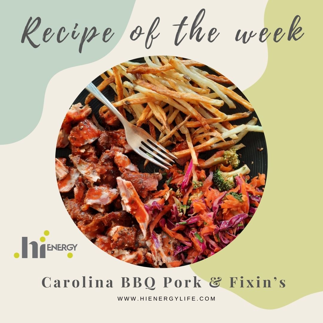 HiEnergyLife's tweet photo. Shredded Crockpot Pork Shoulder
Homemade Carolina BBQ Sauce
Broccoli, Carrot, &amp; Cabbage Slaw
Air Fried French Fries

#hienergylife #recipeoftheweek #bbq #pulledpork #airfried #delicious #homecooking #dinner #goodfood #tasty #yum #satisfying #yes2meat #comfortfood #seedoilfree https://t.co/lLxGgsoGRZ