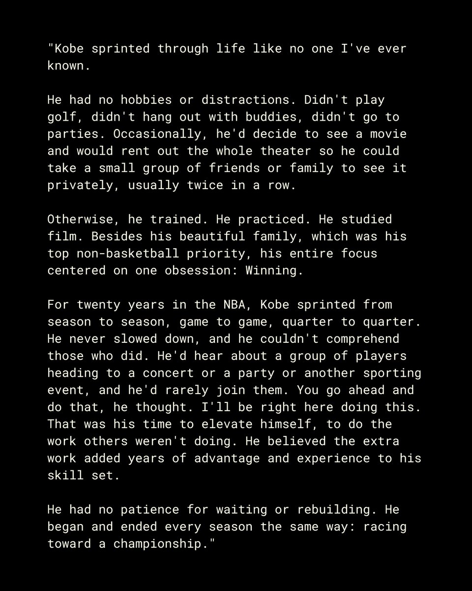 Kobe Bryant's trainer, Tim Grover, speaks on his mentality: