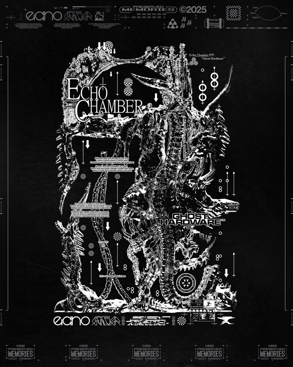 ghost__hardware's tweet image. ( echo ) 
       ( chamber ) 
                 *