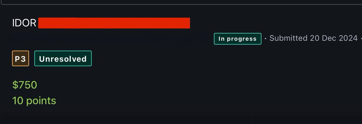 Yay, I scored a reward on <a href="/Bugcrowd/">bugcrowd</a> for an IDOR.

Quick overview: 

While testing a shopping site I noticed a special offer that was intended for only one item, and by using another item’s ID in the request I got a juicy discount on it.
