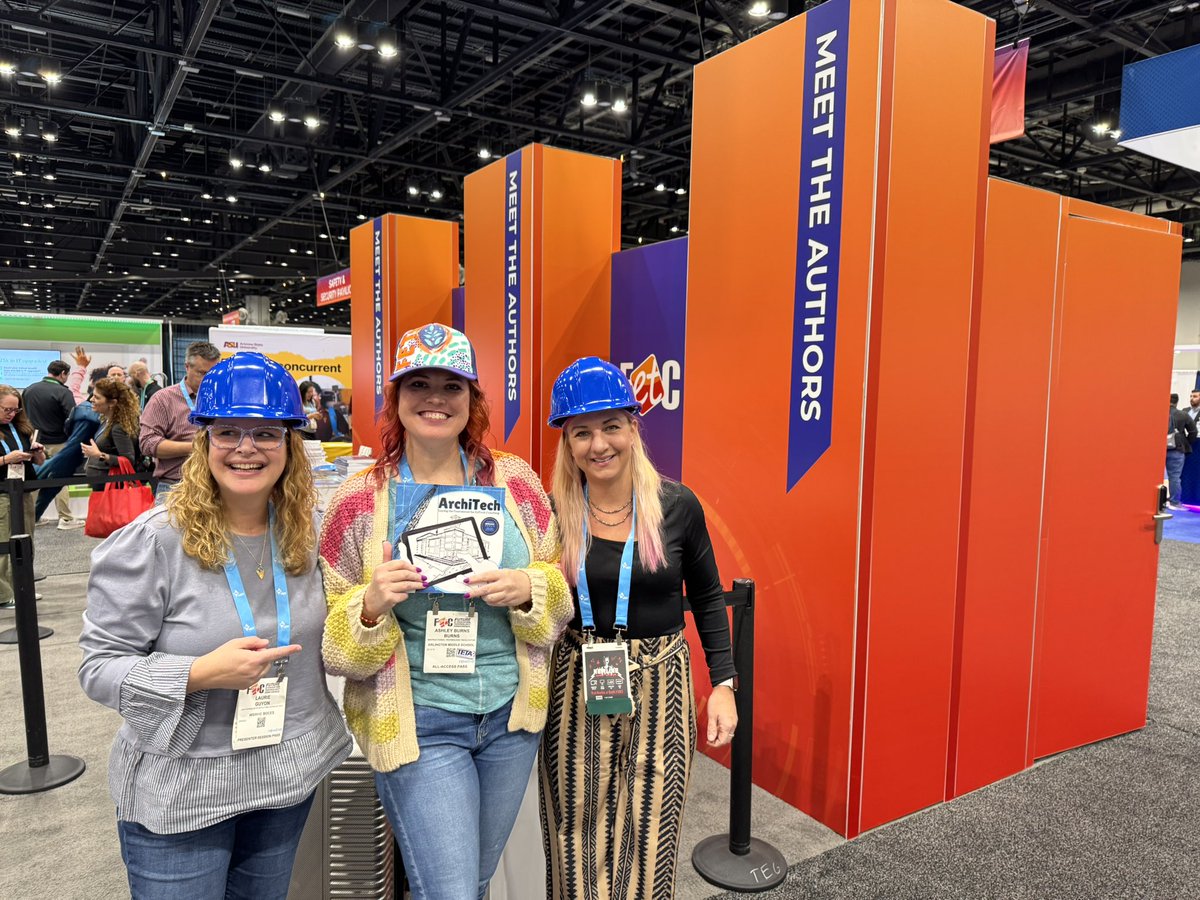 Thanks <a href="/ClassLink/">ClassLink</a> for by awesome book by <a href="/SMILELearning/">Laurie Guyon 🐘</a>  and <a href="/AJBloom2pnt0/">Aimee Bloom 🏊‍♀️🚴‍♀️🏃‍♀️</a>  so excited! <a href="/fetc/">FETC</a>  #fetc #ferc25 #arcitech
