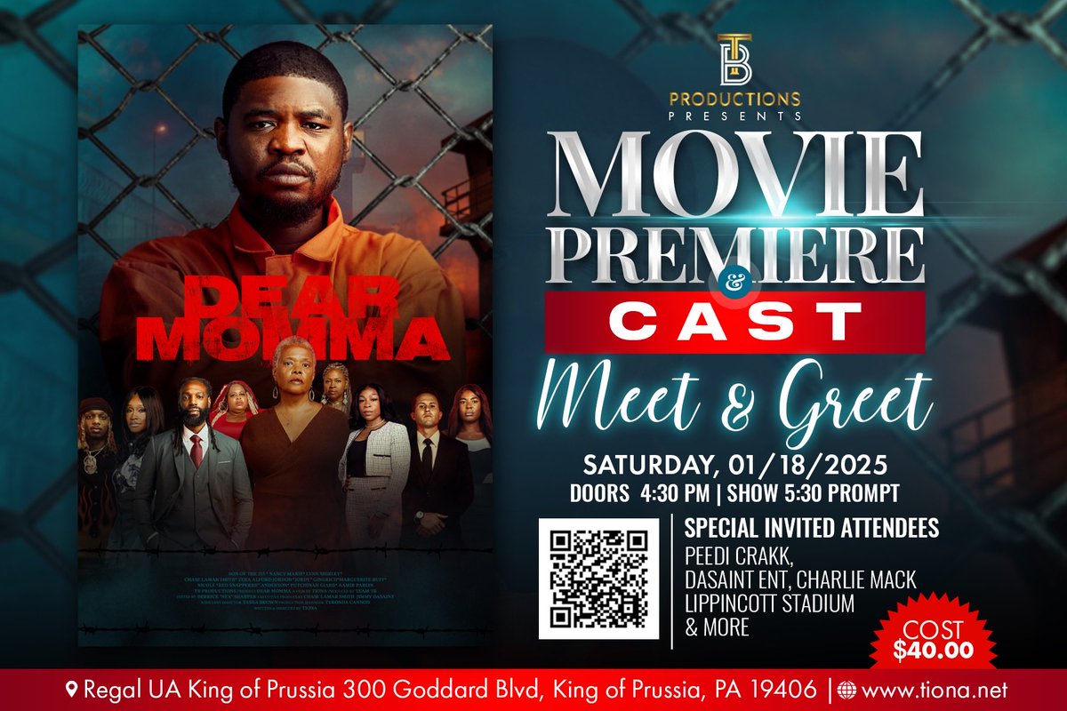 kyreesuperstar's tweet photo. Come this Saturday to meet me and cast of Dear Momma https://t.co/wqj0Yzl1mH