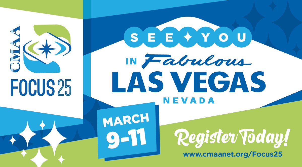 CMAA_HQ's tweet image. Have you registered for #CMAAFocus25 yet? Attendees will experience valuable industry learning seminars and #networking opportunities that encourage professional growth and development. Use discount code F2505 to save $50 on registration at ow.ly/HN9350UCEsN