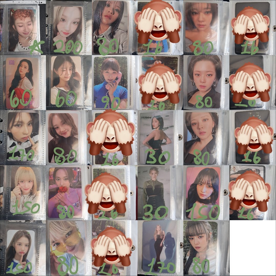 Karışık Gg Satıș/Takas!!

&gt;Yildiz koydugum sadece takass, oburleri takas/satis
&gt;Takas Jini, Chaeryeong ve Sunhye ile var
&gt;Odeme iban/papara
&gt;Kargo gd
&gt;Kargoya son cumartesi gidicem ondan sonra 2 hafta bekleyebilirsiniz
&gt;Toplu alim onceligim
&gt;Fiyatlar ustunde yaziyorr
&gt;Max 1 hafta