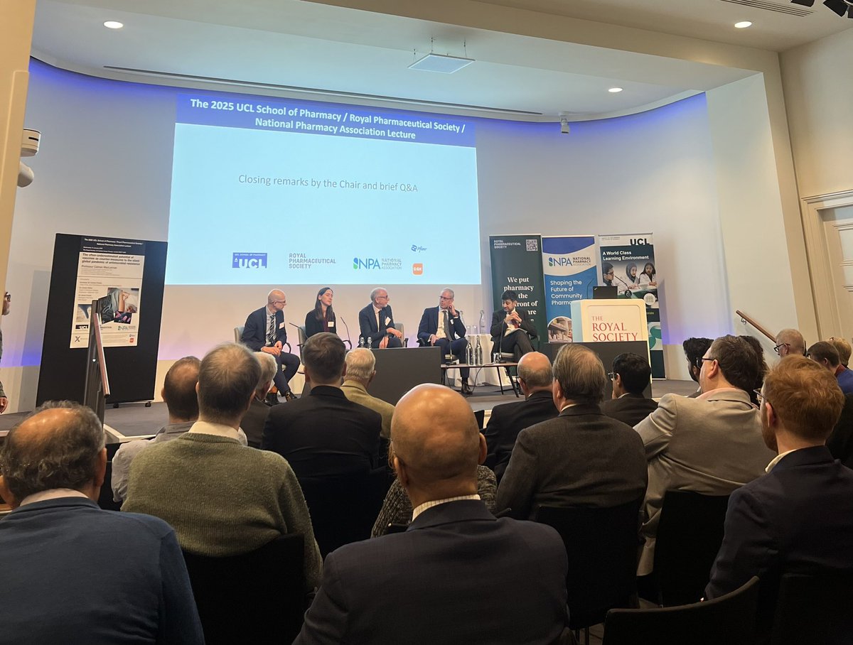 Oksana Pyzik (@oksanapyzikucl) on Twitter photo Full house for <a href="/ucl/">UCL</a> <a href="/NPA1921/">National Pharmacy Association</a> <a href="/rpharms/">Royal Pharmaceutical Society</a> Annual Lecture by Prof Calman MacLennan & panel discussion with <a href="/ajpollard1/">Andrew Pollard</a> <a href="/zubirahmed/">Dr Zubir Ahmed MP</a> <a href="/OlivierPicardUK/">Olivier Picard</a> <a href="/DrCharlieWeller/">Charlie Weller</a> Full house for <a href="/ucl/">UCL</a> <a href="/NPA1921/">National Pharmacy Association</a> <a href="/rpharms/">Royal Pharmaceutical Society</a> Annual Lecture by Prof Calman MacLennan & panel discussion with <a href="/ajpollard1/">Andrew Pollard</a> <a href="/zubirahmed/">Dr Zubir Ahmed MP</a> <a href="/OlivierPicardUK/">Olivier Picard</a> <a href="/DrCharlieWeller/">Charlie Weller</a>