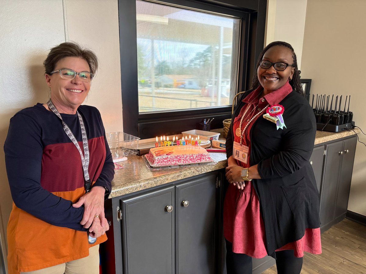 You know you’re special when the school you serve throws a party for you! Happy birthday to <a href="/ArdrinniaS/">Ardrinnia Strum</a> and thank you for the relationships you build with your schools. Much appreciation to the Faine Elementary admin for allowing us to be part of your team! ❤️
