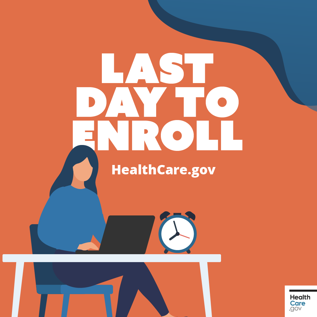 ‼️DON'T MISS OUT ON 2025 HEALTH COVERAGE‼️

Today is the FINAL DEADLINE to enroll in an affordable plan —4 out of 5 customers can find a plan for $10 or less per month— that covers primary care, prescriptions, and more! #GetCovered at healthcare.gov/get-coverage  #MarketplaceOE