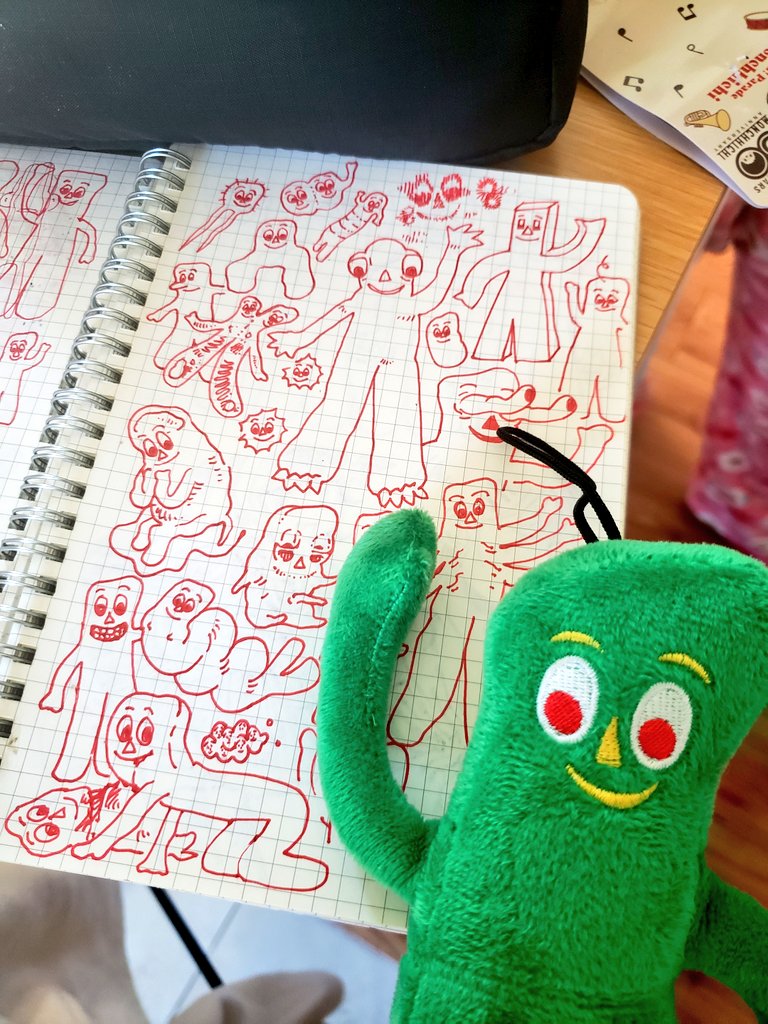 first drawings of the year 2025 year of the gumby 