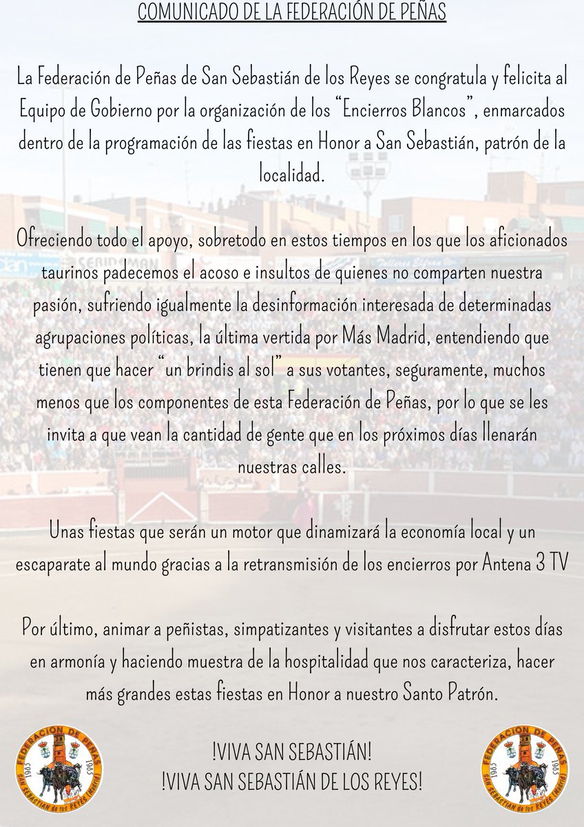 Federación de Peñas tweet media