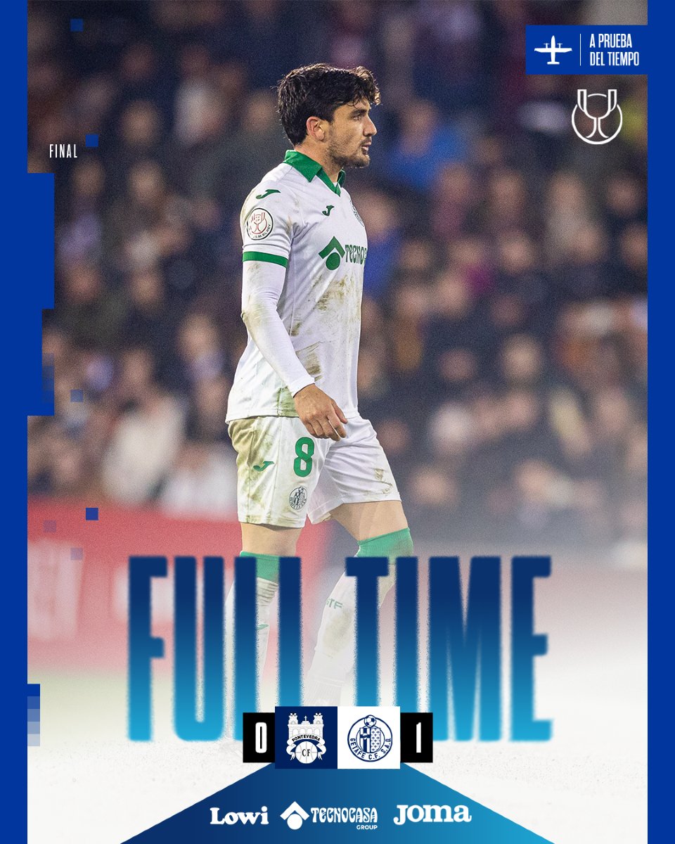 GetafeCF's tweet photo. ¡¡¡SI, SI, SIIIIIIIIII ESTAMOS EN CUARTOS DE FINAL DE LA #COPADELREY!!!🏆 

#PontevedraGetafe https://t.co/FezxL8IYgc