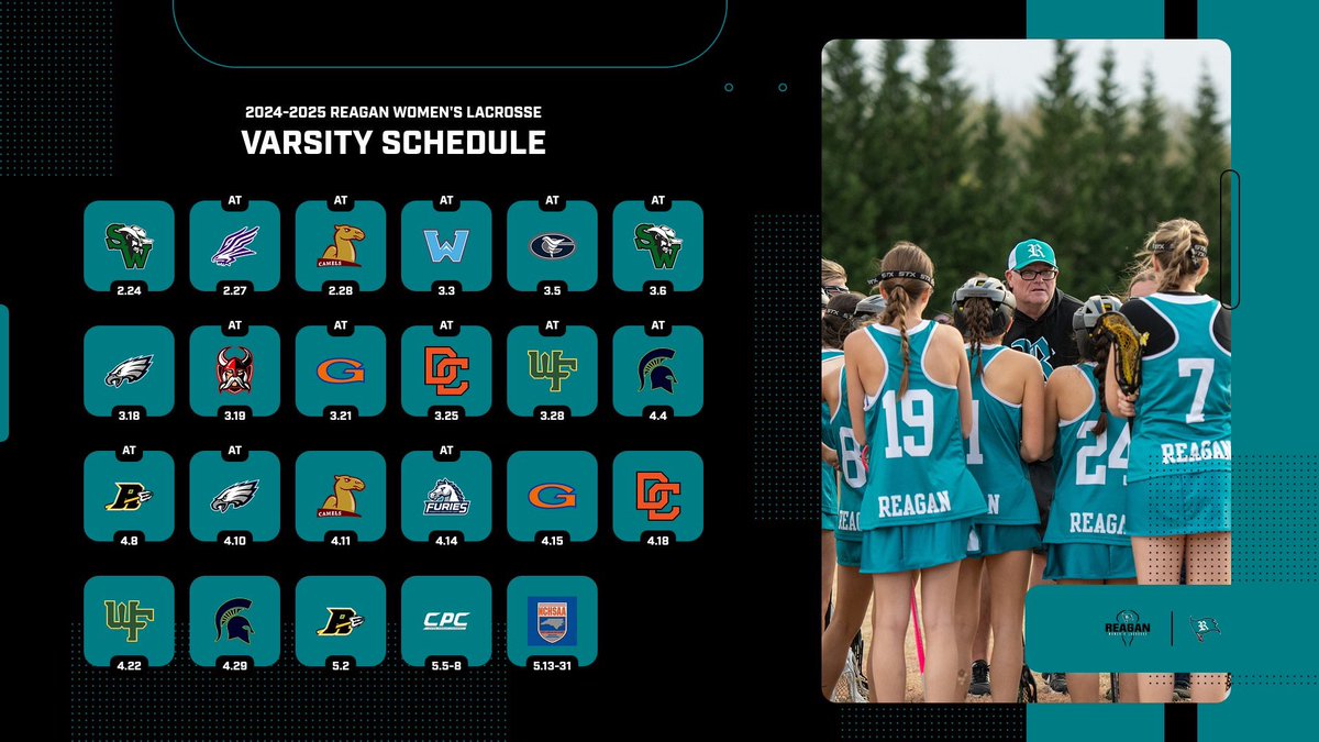 2025 Varsity Schedule