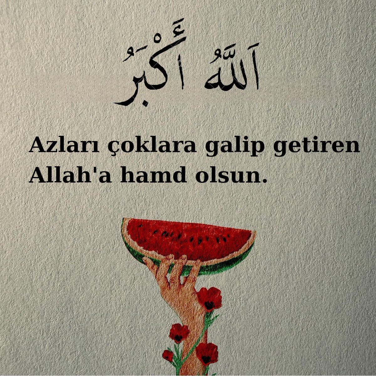 Azları çoklara galip getiren Allah'a hamd olsun.
