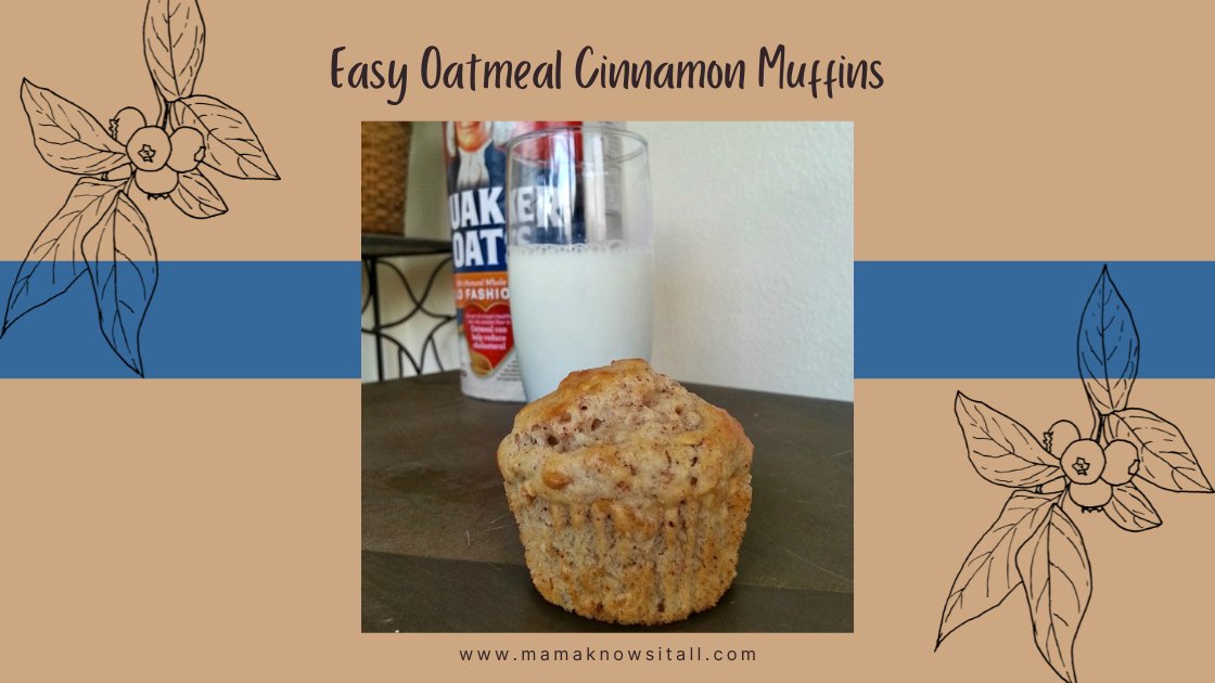 Cozy up with these Easy Oatmeal Cinnamon Muffins 🧁🍂 Perfect for breakfast or snacks—quick, healthy, and oh-so-delicious!

👉 Recipe here: mamaknowsitall.com/easy-oatmeal-c…

#BakingTips #OatmealMuffins #EasyRecipes