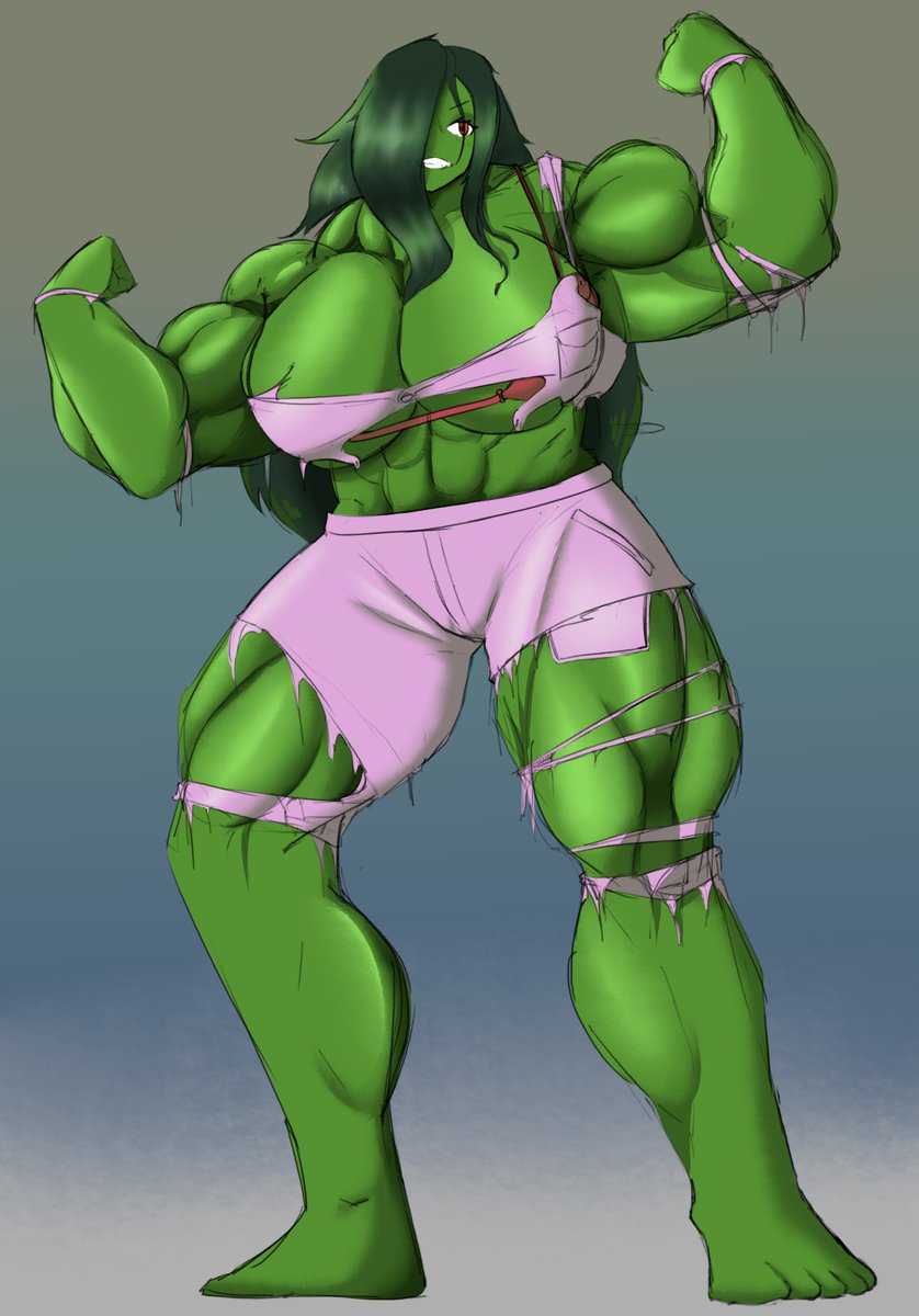 Me_Wizardd's tweet photo. She hulk Lizzara hulking out ! 

Lines by @HMBRNR 
Colors etc by me https://t.co/5TFtIrozwY