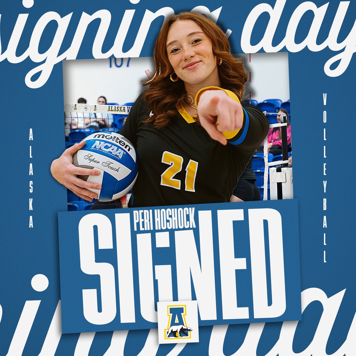 Give Peri Hoshock a big Fairbanks welcome‼️

The MB joins the Nanooks from The Citadel Bulldogs (DI - SoCon)! Read more using the link below! 

🔗 &gt;&gt; bit.ly/4hhj87D

#NanookNation x #GNACVB