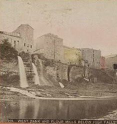 Did you know?
During its industrial peak, the High Falls District was home to over twenty flour mills, sawmills, and foundries powered by the diverted river. The last flour was milled at Brown’s Race in 1927.