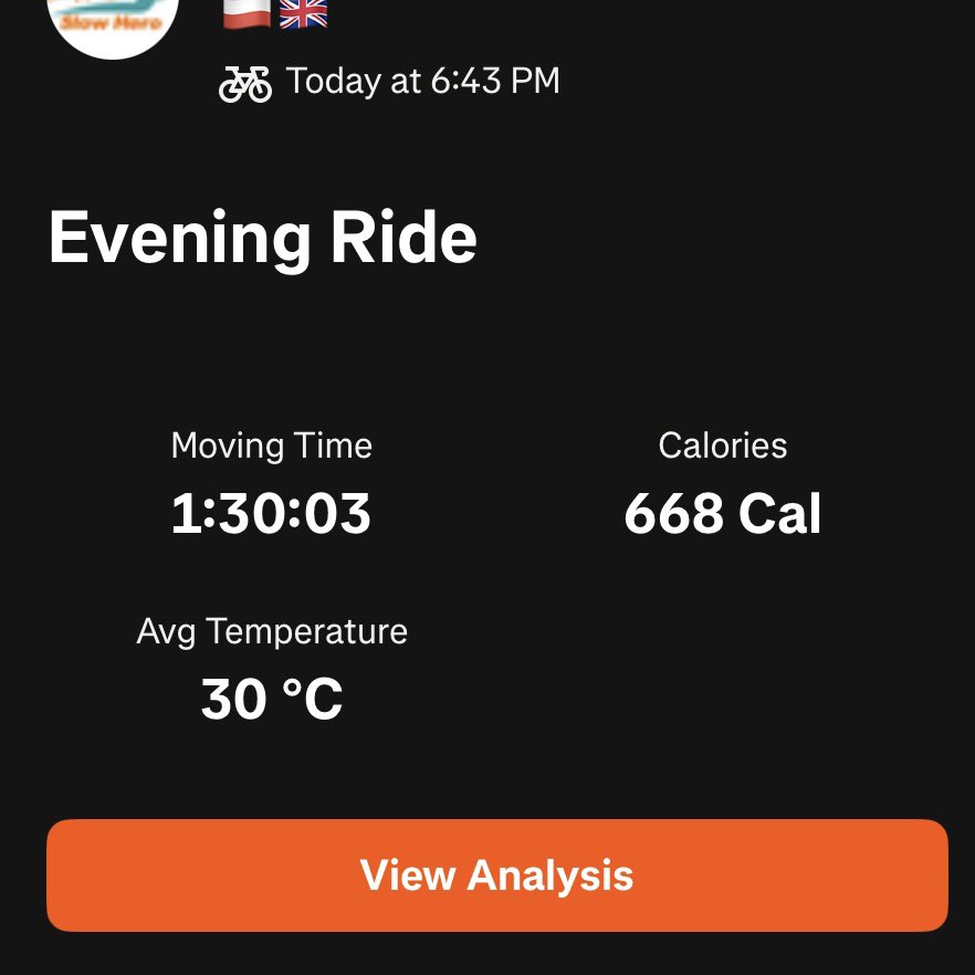 Yo 😁
Evening easy indoor ride ✅
#ruszdupe
#moveyourass
#slowheroteam
#róbswoje
#trening
#workout
#indoorcycling 
#rowerstacjonarny 
#london
#ealing
#hanwell
#weightlossjourney