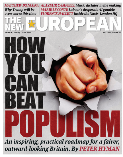 sgfmann's tweet photo. The New European: How YOU can beat populism #TomorrowsPapersToday https://t.co/ADYF8u9zuF