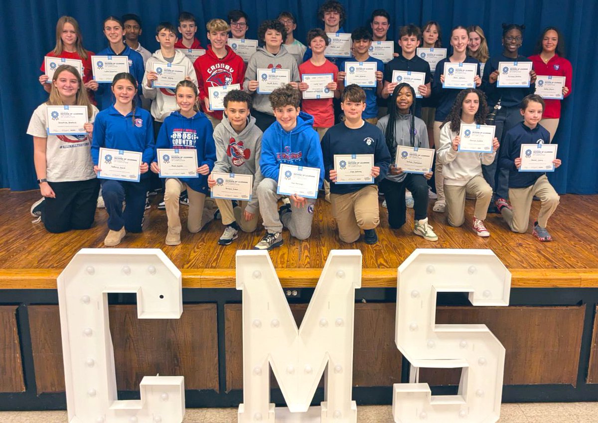 Clay Ryan (@clryan25) on Twitter photo Check out our first group of <a href="/CrosbyMiddle/">Crosby Middle School</a> 8th graders who successfully completed their Defense of Learning #JourneyToSuccess #ThePlaceToBe Check out our first group of <a href="/CrosbyMiddle/">Crosby Middle School</a> 8th graders who successfully completed their Defense of Learning #JourneyToSuccess #ThePlaceToBe